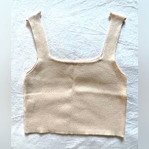 🚨4/$10🚨 NWOT Apricot Square Neck Knitted Top
